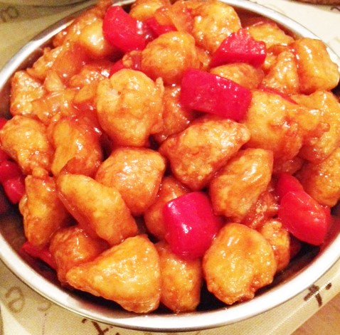 Vegan Sweet and Sour Chicken